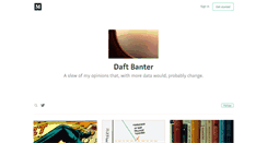 Desktop Screenshot of daftbanter.com
